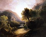 Thomas Doughty Canvas Paintings - River Landscape
